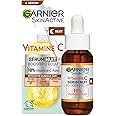 Garnier SkinActive - Sérum Nuit Booster d'Éclat - Hydratant & Illuminateur - Formule Vegan Concentrée avec 10% de Vitamine C 