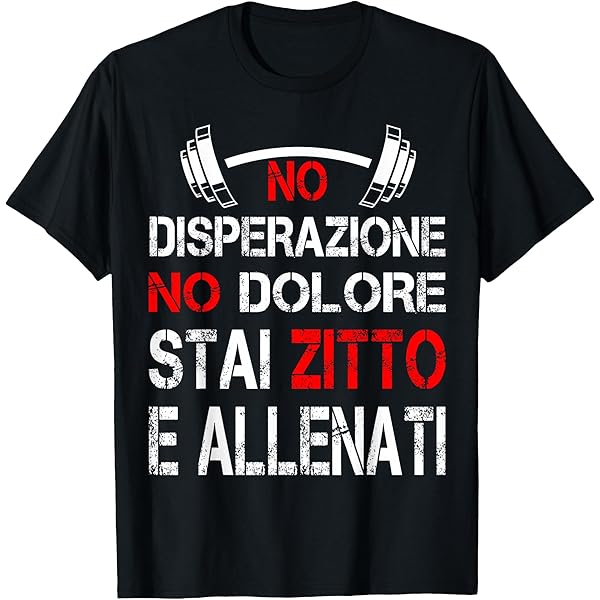 Maglietta Uomo 'Zitto E Allenati' - T-shirt Fitness Divertente - Foto 12