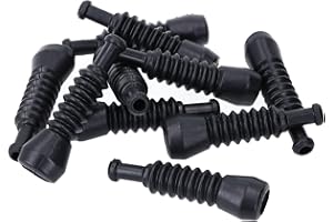 ‎KALITEC 10 Stück Kalitec KALI01022 Superseal Gummitülle 2-polig mit Knickschutzlamellen schwarz I Knickschutztülle für Fahrzeugmontage I Beständig gegen Wasser, Öle, Schlamm I Korrosionsschutz I UV-beständig