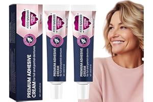 ZLXFT Crema Adhesiva para Dentaduras Postizas,2pcs 40g Pegamento Dentadura Postiza,Adhesivo Dentadura Postiza,Adhesivos Termoplástico Para Dentadurass Postizass