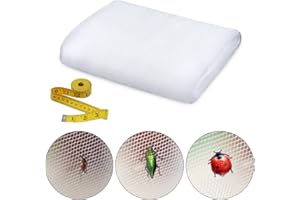 QKTYB 2.5 x 10 m Rete Anti Insetti, Rete Anti-Uccelli, Rete Zanzariera di Insetti con Metro a nastro, Reti Protettive da Giardino, Rete di Insetti per Verdure Rete Anti Uccelli