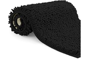 Poligono Dywanik łazienkowy, Antypoślizgowy, Nadający się do Prania, z Mikrofibry, Chłonny, pod Prysznic, 50 x 80 cm,