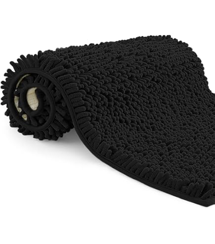 Set 3 Tappeti Bagno Memory Foam Antiscivolo - Completo Rettangolare, Giro WC E Bidet Con Motivo Decorativo - Foto 7