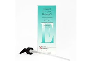 ‎HOFMANN`S Ethanol 70% (V/V) Hofmann´s® Desinfektionsmittel mit praktischem Dosierspender zur äußeren Anwendung