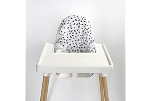 Nibble and Rest Highchair Cushion Cover, Compatible with IKEA Antilop Highchair, Stain-Proof, and Wipeable (Cushion NOT Included)