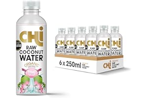 CHI REHYDRATE/ REVIVE CHI Rehydrate/Revive RAW Organic Coconut Water Drink I (250ml) Pack of 6 I Hydrate with Natural Electrolytes, No Sugar Added, Full Of Vitamin C & Potassium.