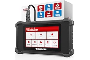 ‎THINKCAR OBD2 Diagnosegerät, THINKCAR SR6 Diagnosegerät Auto Mit 5 Servicefunktionen (Oil+ EPB+SAS+TBA+TPMS) & 6 Systemdiagnosen(ABS+SRS+ECM+TCM+BCM+TPMS), KFZ Auslesegerät Kostenloses Aktualisierungen