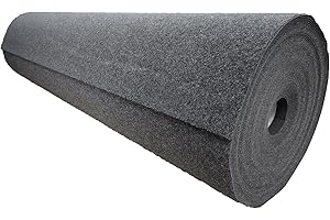 ALPHA-TEX PRODUKTIONS- UND HANDELS GMBH Alpha-Tex Alfombra para Forro | Alfombra de Maletero y Vehículo | Alfombra de Jardinería a Medida | Hit Antracita, Pieza 2 x 1 Metros