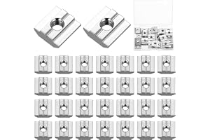 30 st T-Spårsmuttrar M6 Nut 8 Typ B för 3030 Profil | M6 T-spårsmuttrar Nut 8 Typ B för 3030 aluminiumprofiler, 3D-skrivare, CNC, laserskärare och arbetsbänkar.