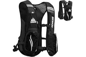 TRIWONDER Ultraleicht Trinkrucksack, 5.5L Laufrucksack, Trailrunning Rucksack, Hydration Pack im Freien, Rucksack Outdoor für Laufen, Marathon, Radfahren