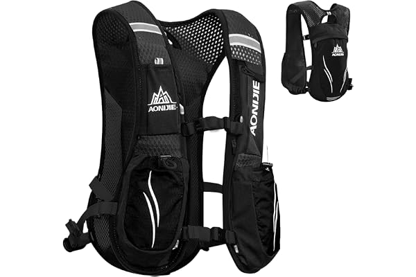 TRIWONDER Sac Trail 5,5L Gilet d'Hydratation Sac à Dos Hydratation Léger pour Marathon Randonnée VTT Course Running Homme Femme
