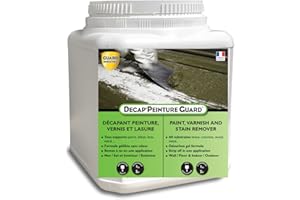 Guard Industrie Decap'Pinturas decape pintura de piedra de metal sin olor, sin aclarado, biodegradable, 1 kg – 4 m2