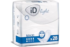 ONTEX ID Expert Light Maxi blau, Einlage mit Klebestreifen, Schutzfolie und Superabsorber, 28 Stück