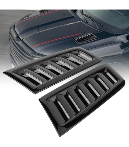 Prese D'Aria Decorativi Per Auto - Adesivi Universali In Plastica ABS, Colore Rosso - Foto 7