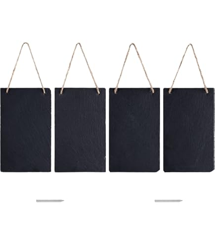 Mini Lavagne Cancellabili Da Appendere | Set Di 4 Pezzi Per Matrimoni, Prezzi O Decorazioni - Foto 9