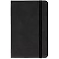 ELECDON Small Notebook, A6 Notebooks, Pocket Notebook Note Pads Small Notebooks Hardback Notebook A6 Notepad Journal 160 Pages (80 Sheets) Black