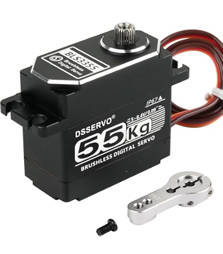 VGEBY Digital Servo 20KG | Vollmetallgetriebe, Wasserdicht | Für RC-Cars 1/8 & 1/10 Maßstab | Hohes Drehmoment, 180° Steuerwinkel