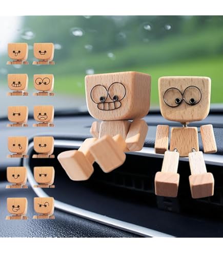 FIGURINE HOMME SECOUANT En Bois Pour Tableau De Bord Et Bureau De Voiture Avec 1 EUR 9,68 - FR