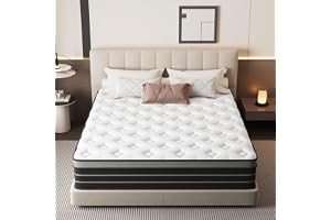 CBAEC-RSN Europeisk boxfjädermadrass 160×200 cm höjd 20 cm, hårdhetsgrad H3
