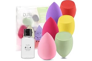 Beauty Blenders DUAIU 6PCS Makeup Sponge for Foundation, Non-Latex Foundation Sponge for Liquid, Creams, and Powders