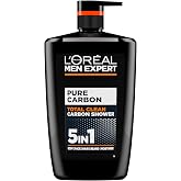 L'Or&eacute;al Paris, Men Expert, Pure Carbon, Shower Gel with Purifying Charcoal | Powered by Charcoal Purifier, Removes Dirt and O