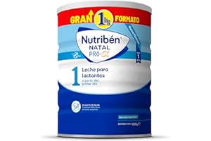 Nutribén Natal Pro Alfa 1 - Leche en Polvo Bebé 1 GRAN FORMATO | Leche de Fórmula para Bebé desde el Primer Día | sin Aceite de Palma | con Cacito Dosificador Incluido | con DHA | 1 Bote de 1KG