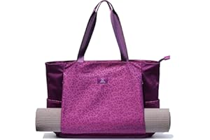 ESVAN Yoga Mat Bag Yoga Tote Carrier Shoulder Bag Carryall Tote for Office,Yoga,Pilates,Travel,Beach and Gym