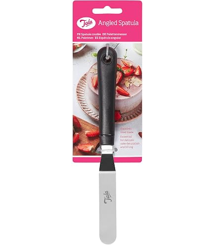 Arcos Profi-Küchenspatel – Edelstahl 90 X 20 Mm, Schwarzer Polypropylen-Griff, Für Grill & Backen