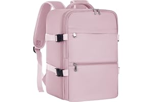 xlodea Ryanair - Bolsas de cabina de 40 x 20 x 25 pulgadas, para debajo del asiento, equipaje de mano, mochila de viaje, tamaño de cabina con puerto USB, funda para carrito, bolsillo húmedo,