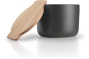 EVA SOLO | Saliera da cucina nordica con coperchio in rovere | Elegante sia per l'uso in cucina che per il servizio in tavola | Design e funzionalità danesi | Strumenti Gadget e accessori da cucina