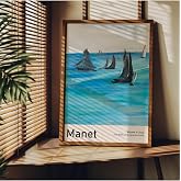 Fark Tanıtım Manet &Ccedil;er&ccedil;evesiz Poster, Modern Dekoratif &Ccedil;er&ccedil;evesiz Poster, Tablo, Manet, 21 x 30