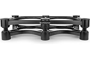 IsoAcoustics Iso-Stand Series Speaker Isolation Stands with Tilt Adjustment: Iso-430 (43 x 23 cm) Single
