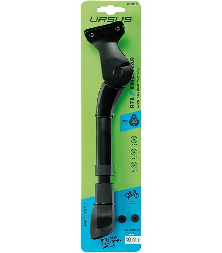 Cavalier Arrière Ursus King 2 | 26-28 Pouces Aluminium Noir | 40mm Largeur