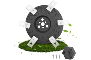 ZHAO GE Disco per coltelli compatibile con Worx Landroid, M500 M700 WR167E WR141E M600, lama rinforzata in fibra di vetro, disco tagliaerba robot con viti (senza lama)