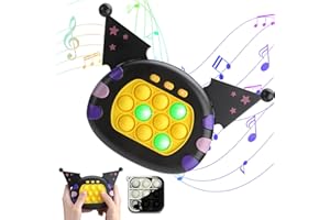 Omlalayi Quick Push Bubble Fidget Toys Jeu Fidget Électronique Jeu Pop it Électronique Push Pop Bubble Game Lumineux Puzzle Puzzle Game Machine Quick Push Game Cadeau pour Enfants et Adultes Violet