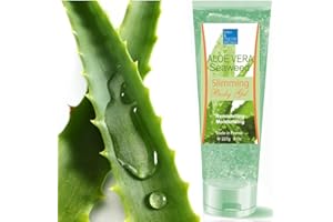 bleu & marine Bretania - Meeresalgen & Aloe Vera Abnehmendes Gel | Anti-Cellulite 227ml | Hautstraffung | Lymphdrainage | Für Hartnäckige Cellulite, Grün, 227 g (1er Pack)