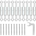 10 Sets Switch Socket Repair Tools, Switch Socket Cassette Screws Support Rod (silver)