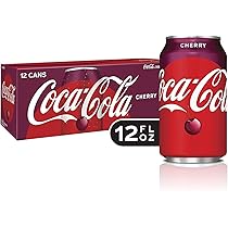 Coca-Cola Cherry Coke, 355 Millilitre, Vegetarian : Amazon.in