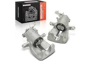 Frankberg 2x Étrier de frein Pince de frein Arrière Gauche Droite Aluminium Compatible avec Golf V Golf VI A3 TT Altea Toledo III O.c.t.a.v.i.a II T.o.u.r.a.n Superb II Remplacer# 1K0615423