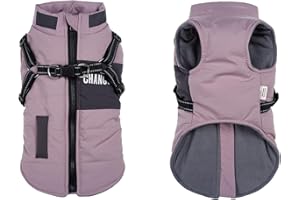 Lairle Hundemantel Winter Hundejacke Hundegeschirr Mantel Welpenmantel Jacke Weste Kleidung Kleines Hundegeschirr Hundemäntel für kleine mittelgroße Hunde