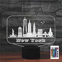 Cinema Boite Lumineuse SUPERRUIDALONG Saxophone 3D Télécommande 16 Couleurs Veilleuses Illusion Acrylique LED Lampe De Chevet Pour Chambre D'enfant Décoration De Bureau Note Musique