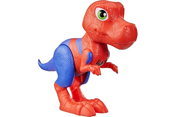 Marvels Spidey och hans fantastiska vänner Spidey-Rex, extra stor actionfigur på 22,8 cm, superhjä - och dinosaurieleksaker