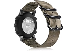 Fintie Watch Band Compatible with Suunto Core, Premium Woven Nylon Replacement Sport Strap with Metal Buckle Compatible with Suunto Core Smart Watch