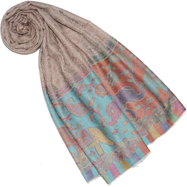 Lorenzo Cana Pashmina In Seta E Viscosa Con Puntini – 70x190 Cm – Bicolore