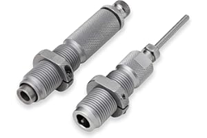 Hornady Custom Grade New Dimension 2-Die Set - Caliber Specific Reloading Equipment for Handloaders with Full Length Sizer Die, Seating Die, Sure-Loc Rings, & Storage Box
