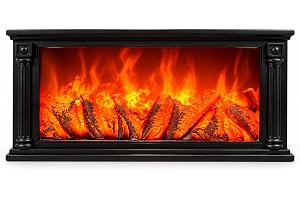 LED Electric Fireplace with Realistic Flame Effect | Realistic LED Flame Effect