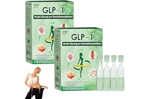 YESTREE STDEI GLP-1 Orale lósung, GLP-1 Peptid Komplex Serum, STDEI GLP-1 Tropfen, Natürliche pflanzlichen Extrakten 30ML (2 Stück)