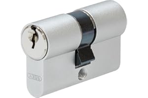 ABUS Cylindre court TI11 ST 25/25 - Cylindre de porte pour portes en verre, portes métalliques et portes d'entrée fines - Fermeture différente - Cylindre de serrure avec 3 clés