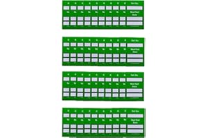 LIVE LIFE BETTER LIVELIFEBETTER® Equipment Testing Mini Tags and Inserts - Pack of 40 Inserts (No Holders)