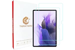Tigratigro[2Sztuk]Folia ze szkła hartowanego Galaxy Tab S8Plus[2022] / Galaxy Tab S7 FE 5G / Galaxy Tab S7 Plus 12,4 cala HD 9H twardość Super przezroczysty